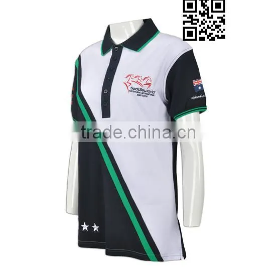 BSCI/ ISO 9001 Factory Wholesale Softtextile Cotton Ladies Women Polo Shirt photo-2