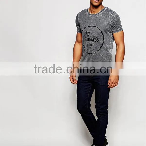 2017 Guangzhou Shandao OEM Printed Short Sleeve 180g 100% Cotton Fashion Men's Wholesale T Shirts photo-5