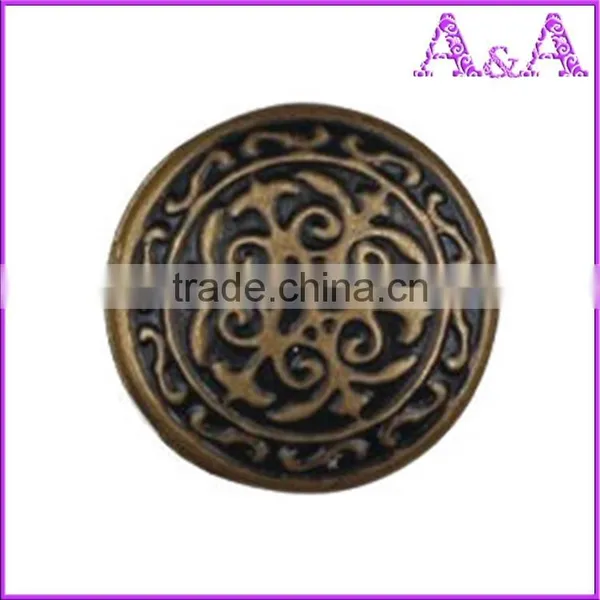 20mm Flat Design Brass Jeans Buttons in High Quality for Pakistan Market photo-2