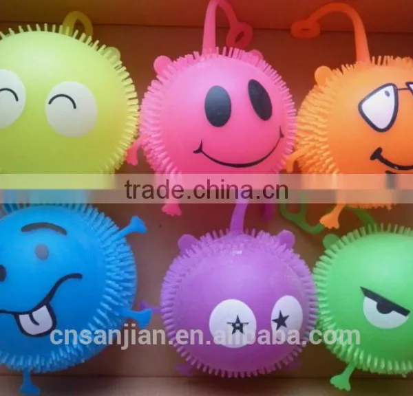 9cm Expression Puffer Ball/cute Squishy Ball