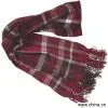 Sell Acrylic Chenille Woven Checked Scarf