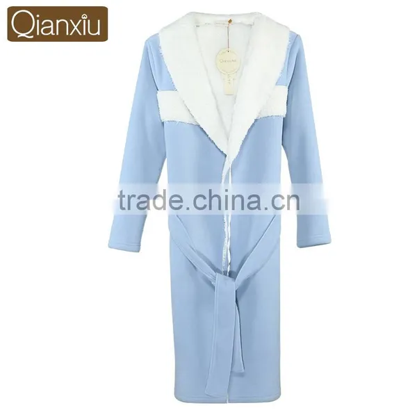 China Wholesale Websites Qianxiu Elegant Cheap Sleeping Female Robe photo-4