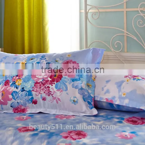 Factory Wholesale Cheap Bed Linen Single Size White Cotton Bed Sheets for Hotels and Hospitals BS388 photo-3
