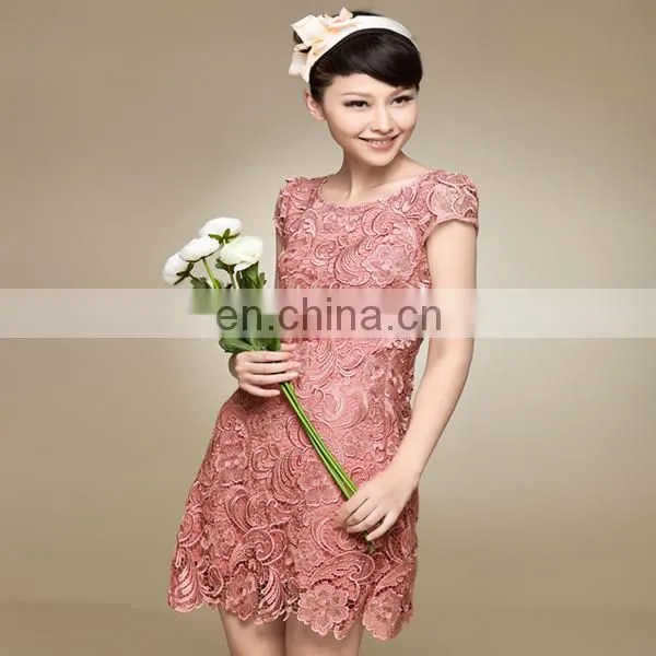 Women's Lace Embroidery Dress, Vintage Style