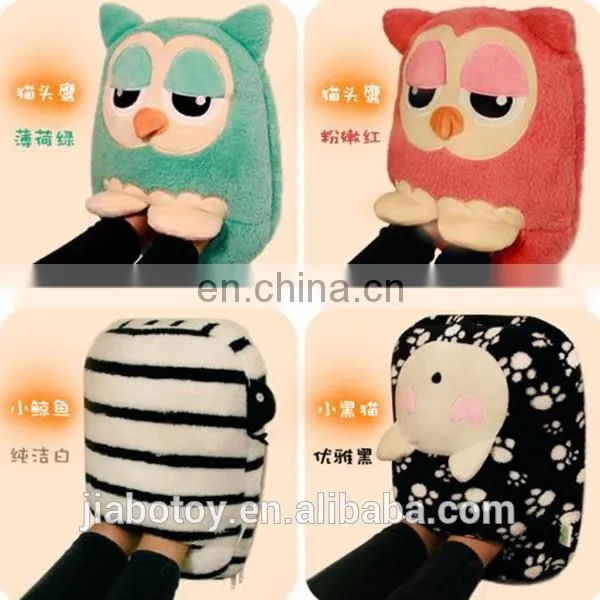 2015 Winter Warm Cartoon Plush Slipper Indoor Slipper for Kids Animal Shaped Cotton Warn Indoor USB Plush Slipper photo-4