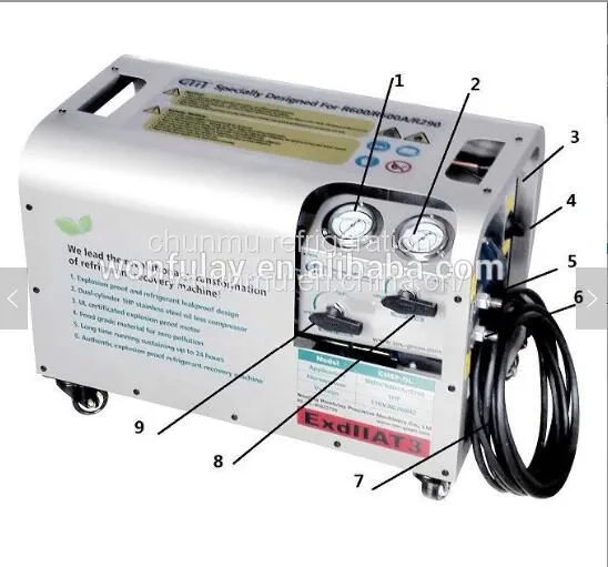 High Speed and Multi-function Refrigerant Rcovery/Recharge/Vacuum Machine CMEP-OL at Factory Price photo-3