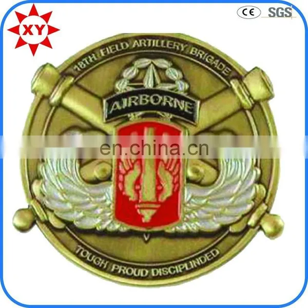 Hot Sale Souvenir Gift Peacock Hard Enamel Gold Coin photo-4