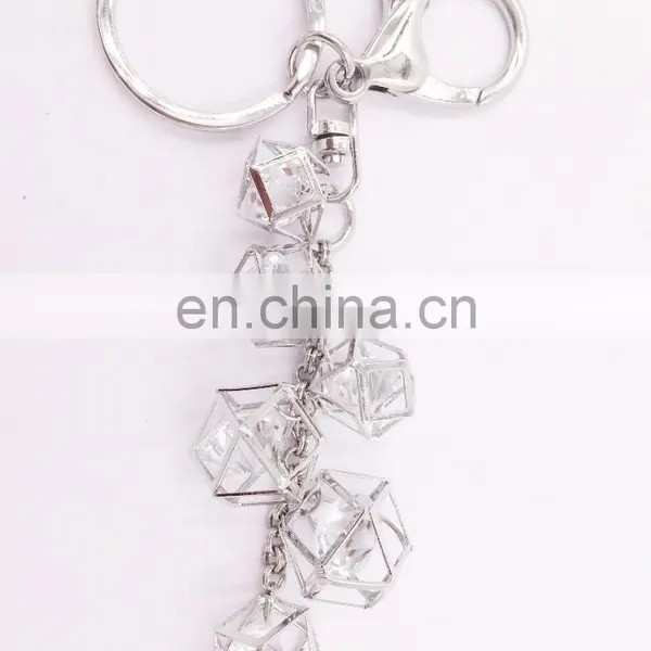 Colorful Flower Keychain Rainbow Charm Pendant Key Chain Key Holder Jewelry For Women photo-6