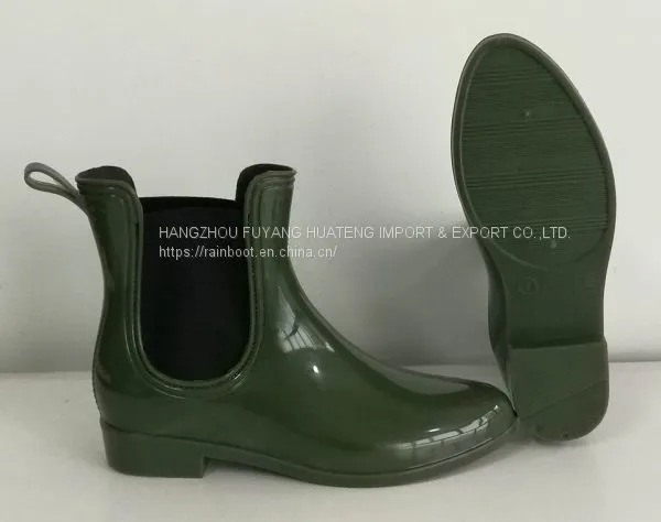 Hi-Q Popular Style Women Shoes,New Fashion Lady Rain Shoes,Recreation Rain Shoes,Elastic Ladies Rain Shoe photo-5