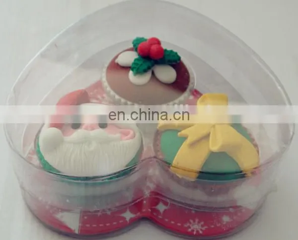 Christmas Gift Eraser Set Children Funny Toy Eraser Set Kids Playing Eraser Set photo-2