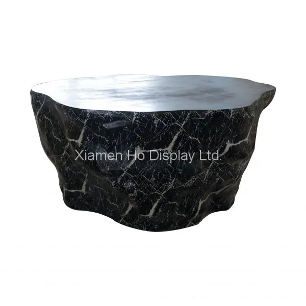 Hodisplay Custom Decorative Fiberglass Faux Stone Table Furniture