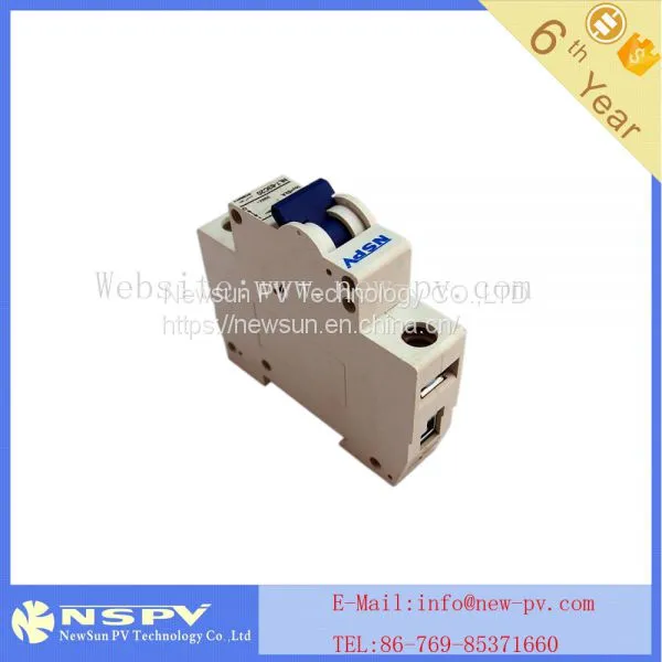 DC and AC 1-4P 250-1200VDC Non Polarity Miniature Circuit Breaker With C Curve photo-2