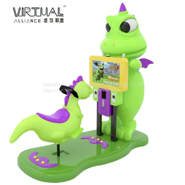 Virtual Alliance Kids Entertainment Mini Shooting Baby VR Kids Horse Riding Equipment photo-4