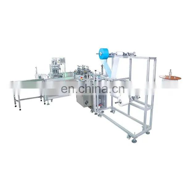 Full Automated 1+1 7 Servo Non Woven Disposable Earloop Mask Making Machine High Speed Face Mask Making Machine photo-3