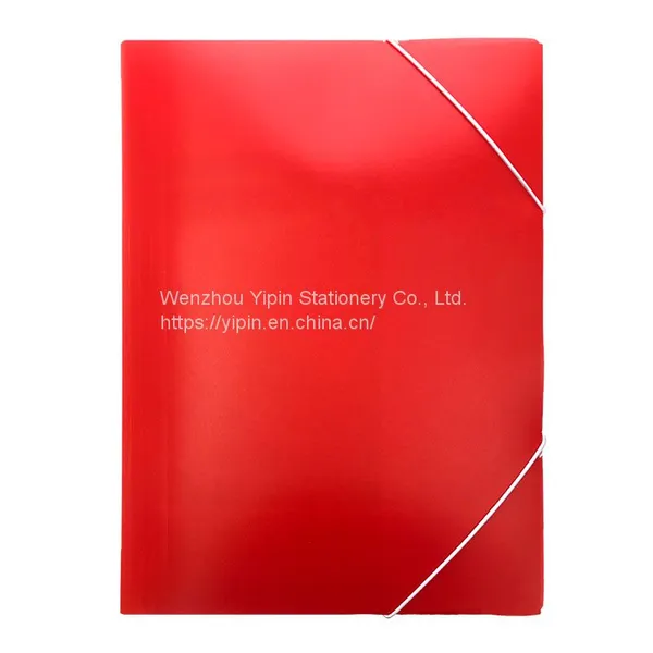 PP 3 Flap Folder, Elastic Folder for Office for School, Statioinery