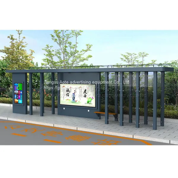 Customized Manufacturer of Intelligent Bus Stop Sign Advertising Light Box for Bus Stop Sign in Scenic Spot photo-3