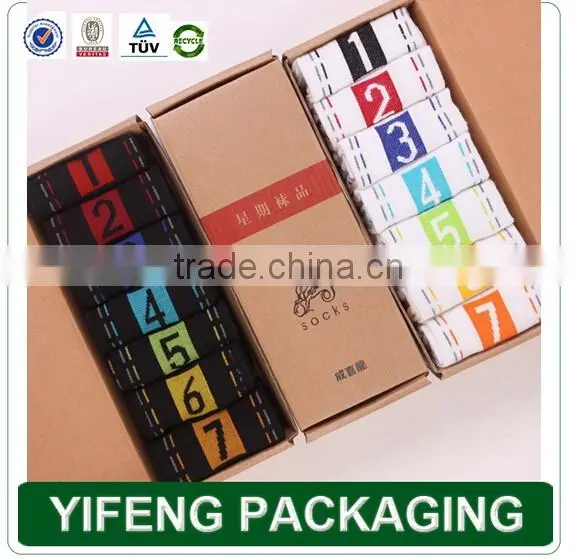 Folding Paper Socks Box/socks Packaging Box/paper Box for Socks Printing Wholesale photo-4