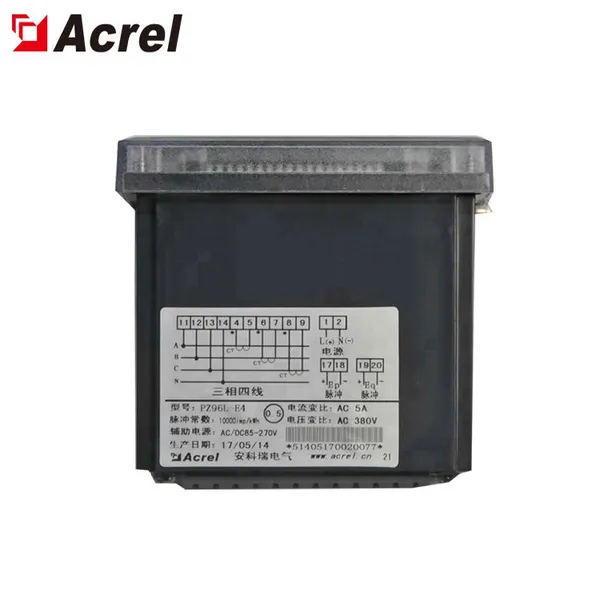 Acrel PZ96-AI3/JC ac Three Phase Led Programmable Digital Ampere Meter Optional Over Under Curret Alarm Rs485 Modbus photo-4