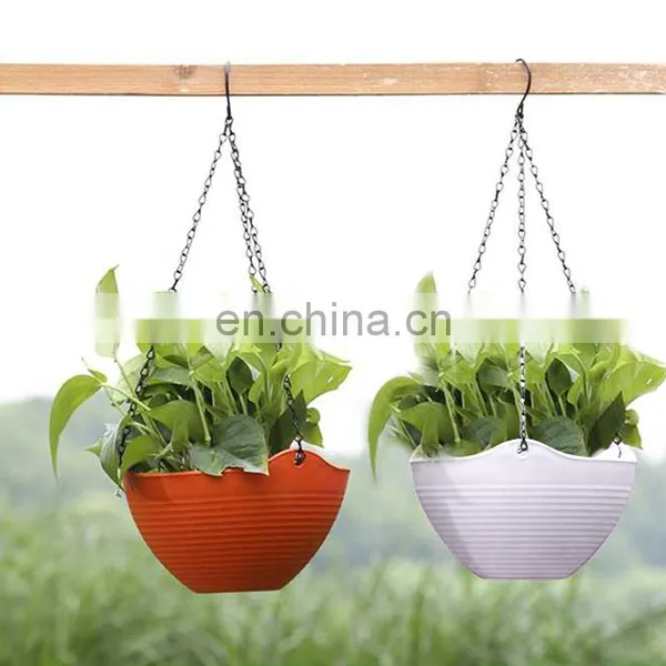 Wholesale Designing Cheap Outdoor Plant Flower Pot Holder Hanging Plastic Flower Pots