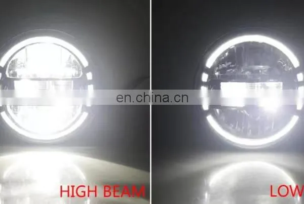 7inch Led Headlight For Jeep Wrangler JK Lens Led Headlight Auto Parts Made in China photo-3
