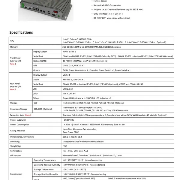 Boutique Industrial Panel PC Foxkpc