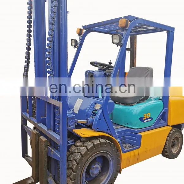 Secondhand Original Fork Truck Komatsu 3 Ton Diesel Forklift With Nice Condition photo-4