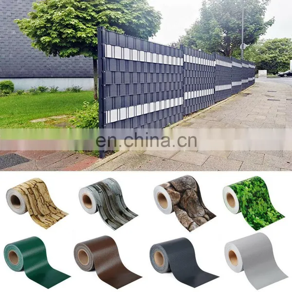 PVC Sichtschutz Streifen Doppelstabmatten Zaunfolie 19*35m Gartenzaun & Clips photo-2