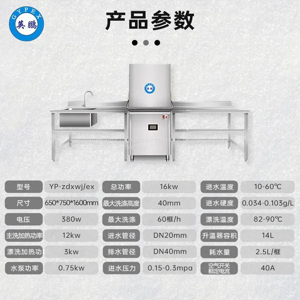 EX GYPEX Integrated Dishwasher for Efficient Cleaning, High-temperature Drying, and Sterilization photo-2