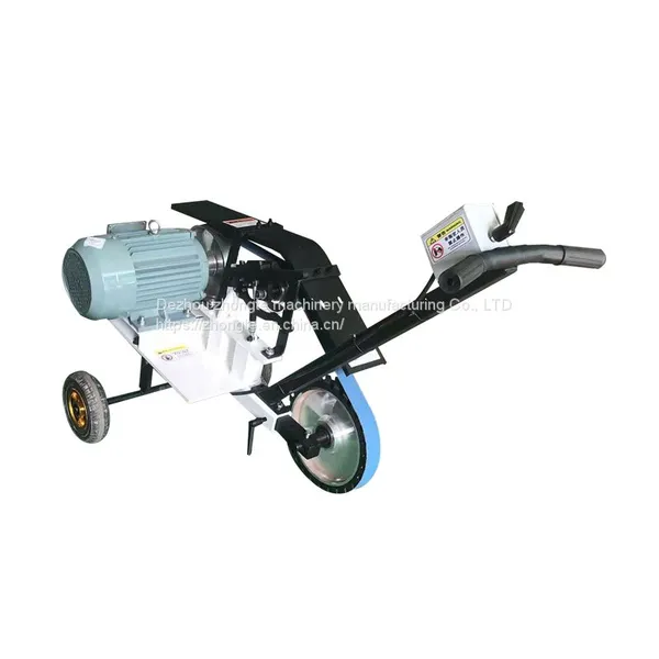 Push-type Belt Sander Vertical Double Head Belt Sander Plate Pitting Weld Sander photo-4