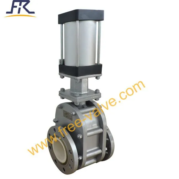 Pneumatic Ceramic Dual Seal Gate Valve