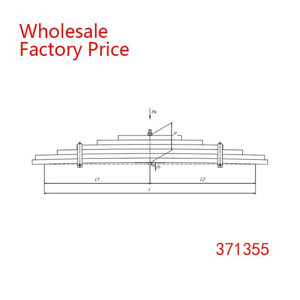 371355 For DAF-XF 105, XF95 Leaf Spring Wholesale photo-2