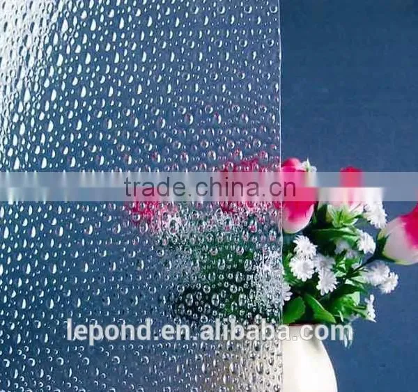 3mm 4mm 5mm Obscure Glass /Clear Nashiji Pattern Figured Glass Manufactory photo-2