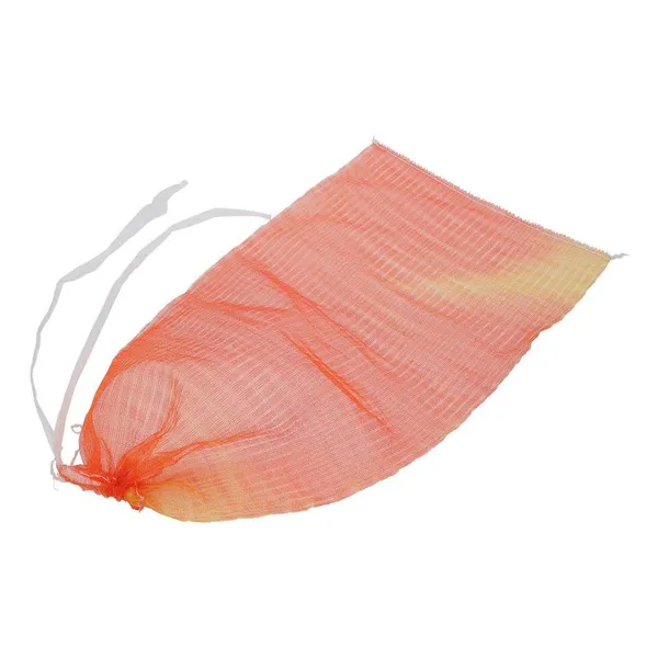 Custom Size Color Packing Fruit /Garlic Peanut 5kg Small Drawstring Net Mesh Bag