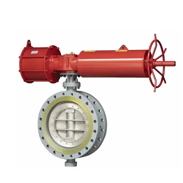 Triple Eccentric Metal Hard Sealing Flange Butterfly Valve D343W-16P photo-4