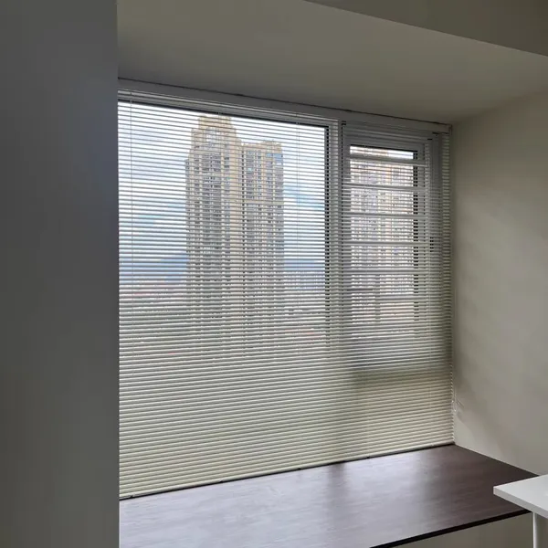 25mm Aluminum Venetian Blinds With Manual Chain Control System 0.21mm Thickness Aluminum Slats photo-4