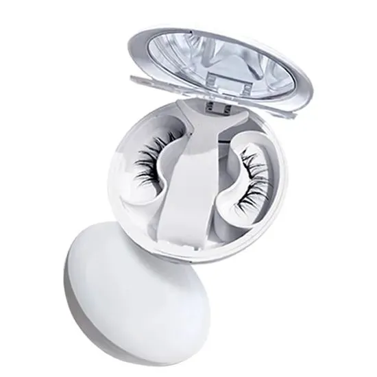 2026 Newest Wholesale No Glue Natural Look Soft Magnetic False Eyelashes Reusable Extensions Magnet Eyelash Kit With Applicator