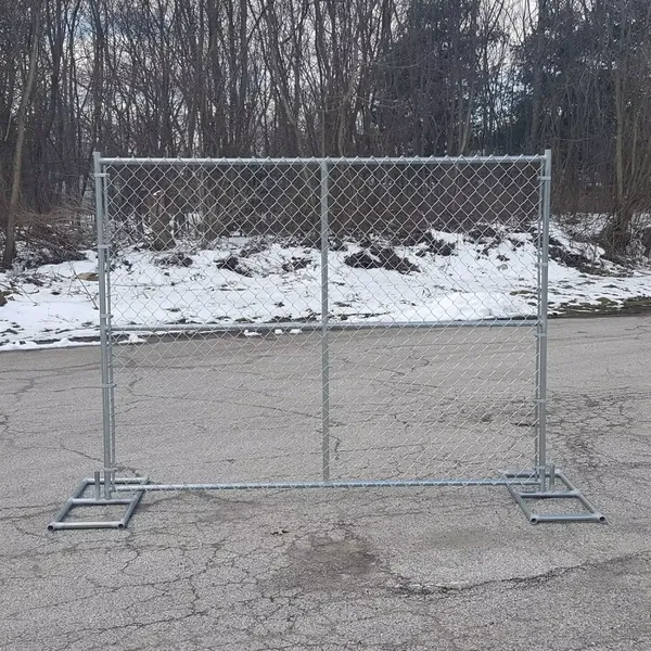 Australian Standard 5mm Galvanized Steel Temporary Safety Farm Fence for Construction Sites, Portable and Eco-friendly PVC, 3D Modeling photo-2