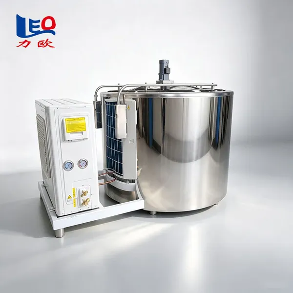 High Efficiency Cooling Corrosion Resistant Stainless Steel Liquid Food Chilling Tank Sealed Fresh-Keeping Tank For Beverage Factory Production
