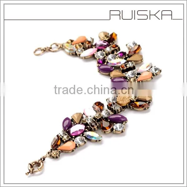Women Multi Stones Colorful Bracelet photo-3
