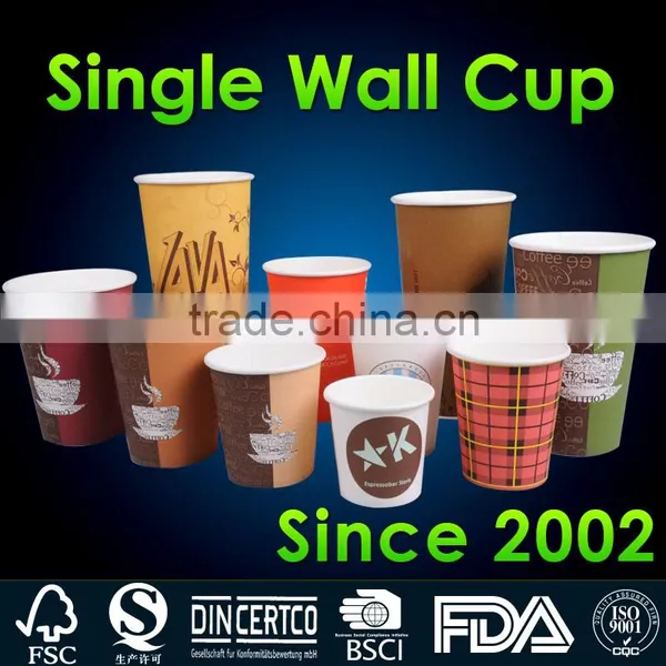 Food Grade 6oz Hot Paper Coffe Cup Wholesale With LOGO photo-3