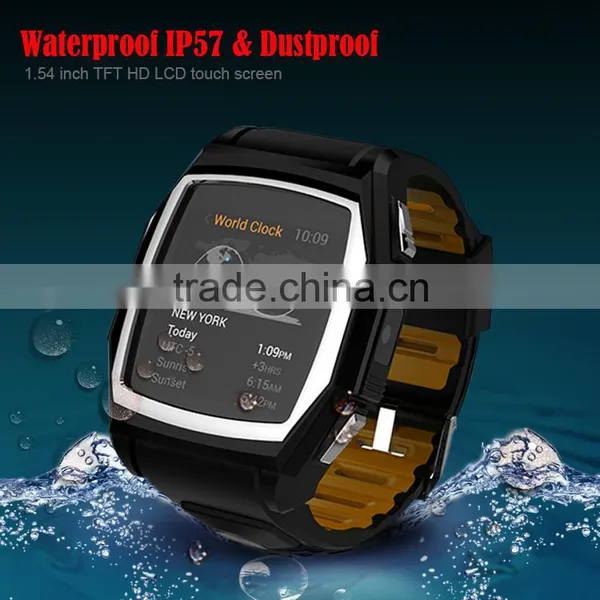 GT68 MTK6261A Chipset Dustproof Waterproof IP57 Blueooth 4.0 Smartphone Watch With SOS Function photo-6