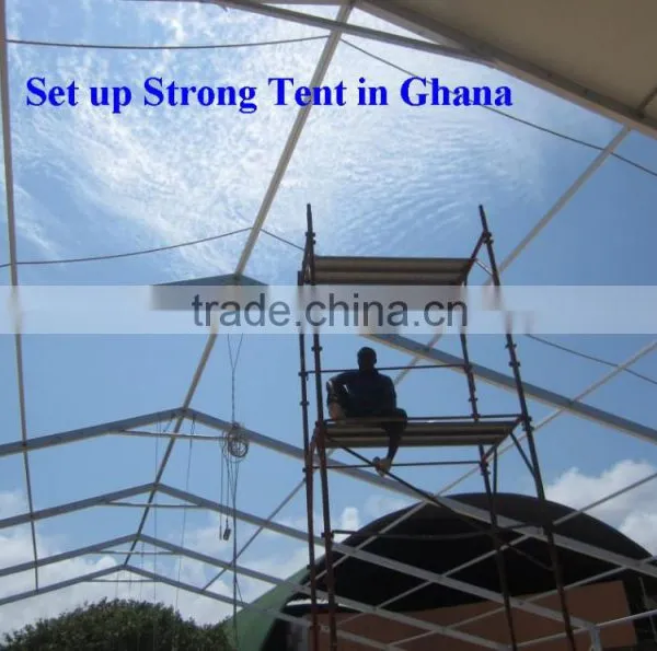 20m Width Big Tent With All Temper Glass Walls for VIP photo-5