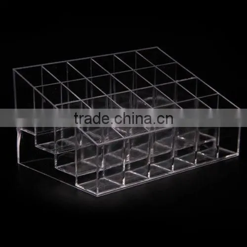 Clear Acrylic Lipstick Holder Display Stand Cosmetic Organizer Makeup Case photo-4
