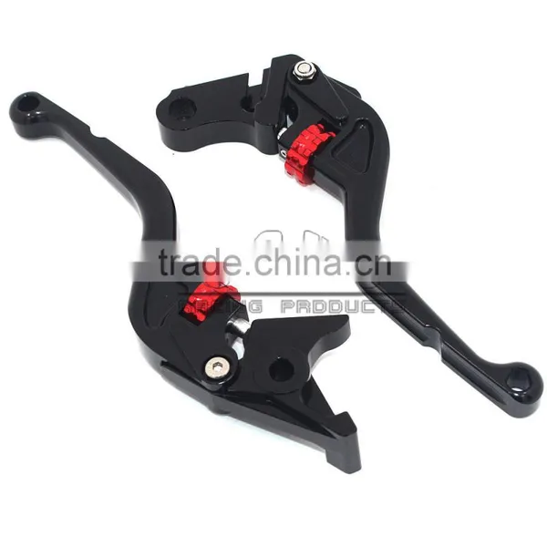 BJ-LS-010 Top Quality CNC Aluminum Short Motorbike Adjustable Brake Clutch Lever for Yamaha YZF R1 2009-2014 photo-6