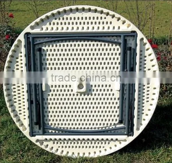 Outdoor Round Plastic Folding Table photo-2