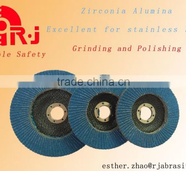 Quality Zirconia Alumina Flap Discs Excellent for Stainless Steel