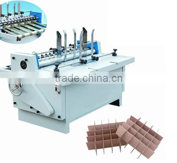 High Speed Feeder Automatic Corrugated Clapboard Cardboard Partition Slotter Machine