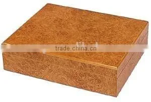 Burl Wood Travel Cigar Humidor photo-3
