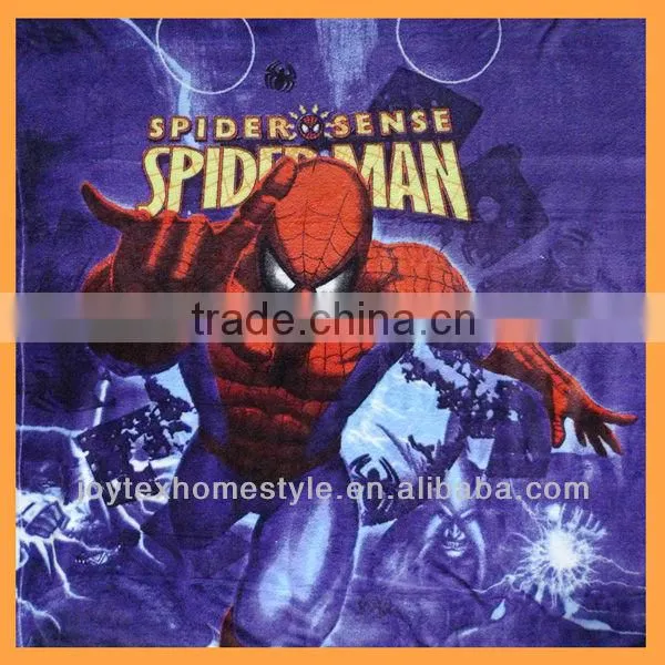 Spider-man Design Coral Fleece Blanket /cartoon Blanket Made in China