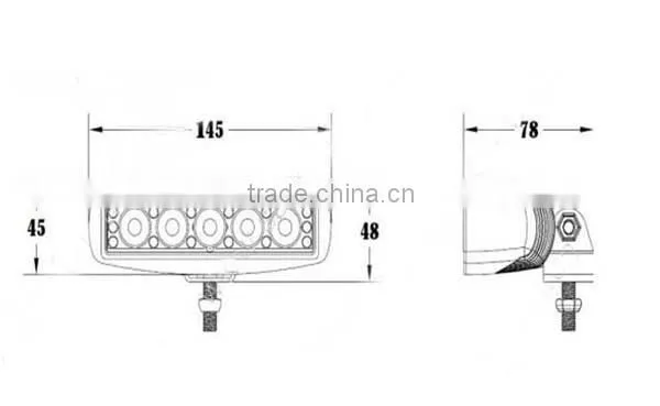 DC10-30V 5pcs*3W 15w 1350LM Led Work Light photo-4
